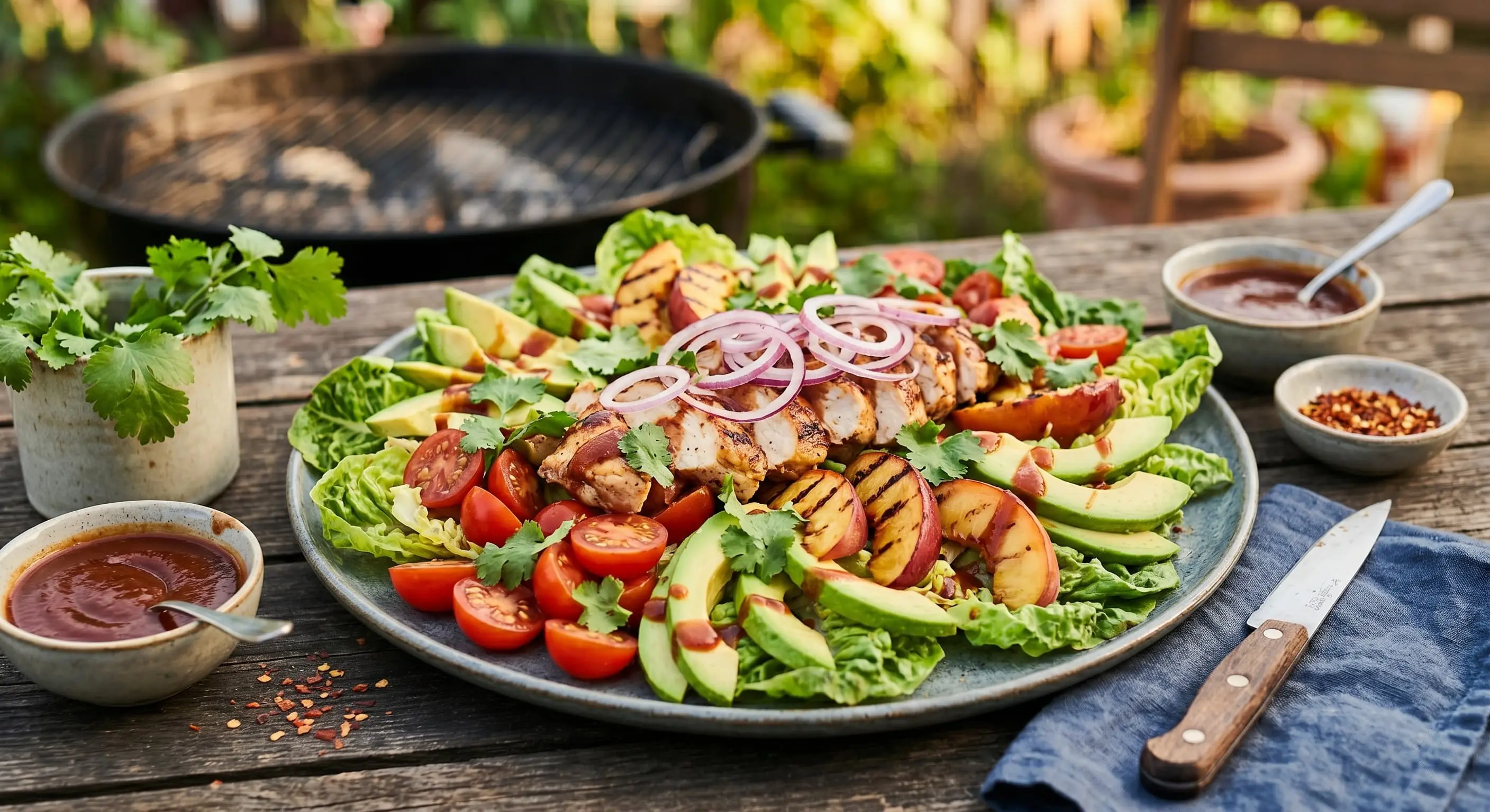 Koorene grillkanasalat